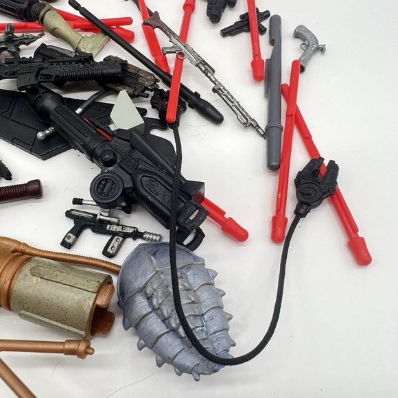 Lot Of Mixed Action Figure Accessories Weapons Guns Ammo Toys Replacement Read - Picture 3 of 4